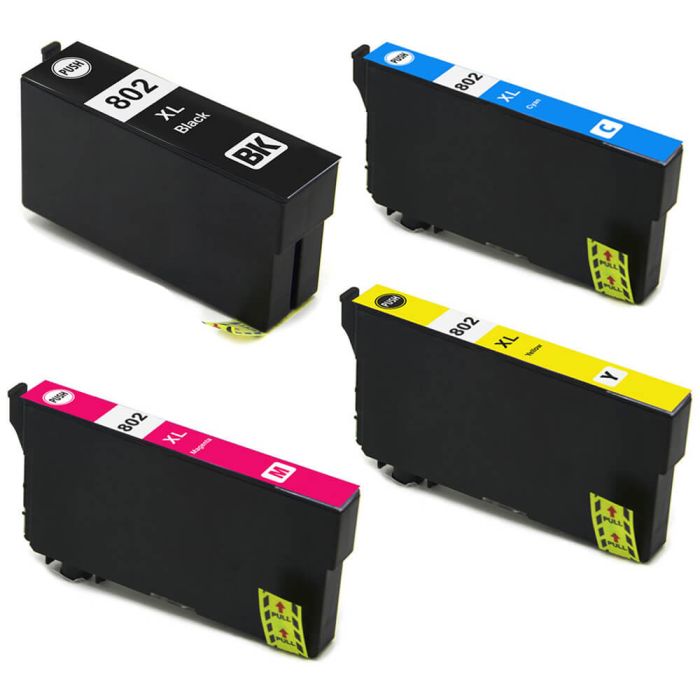 Epson 802xl Ink Cartridges Combo Pack 4 High Yield Comboink 1792